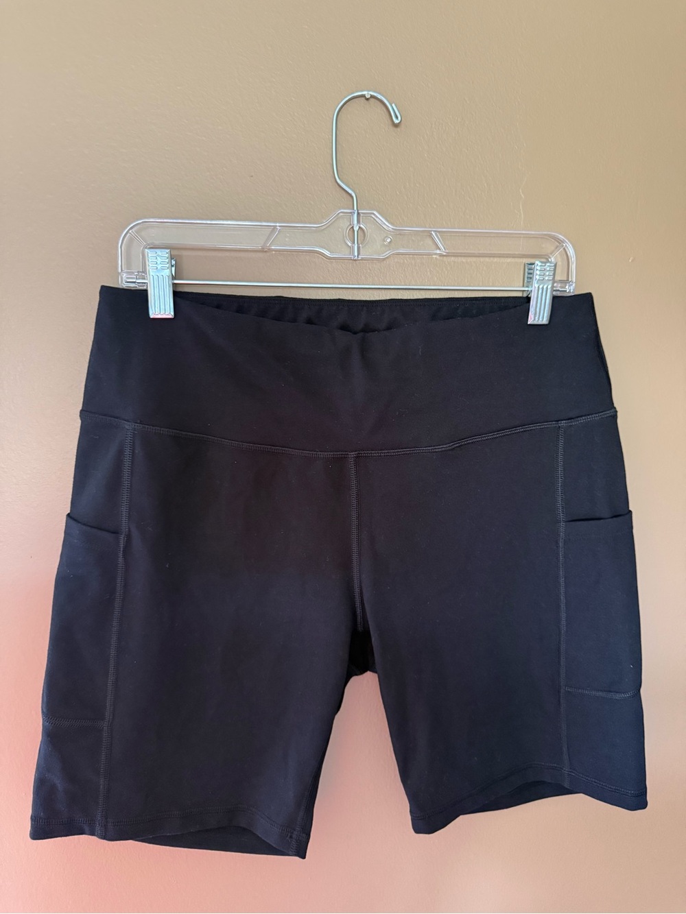 IUGA Black Women's High-Rise Biker Shorts